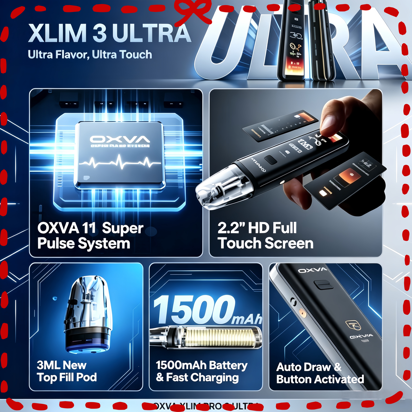 OXVA-XLIM-PRO-3-ULTRA-奧創小蠻牛觸屏螢幕電子煙-scaled-1.png OXVA XLIM PRO 3 ULTRA 奧創小蠻牛觸屏螢幕電子煙主機空倉:圖片 1